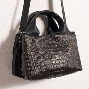 Daniella Lehavi Eveline Medium Satchel croc